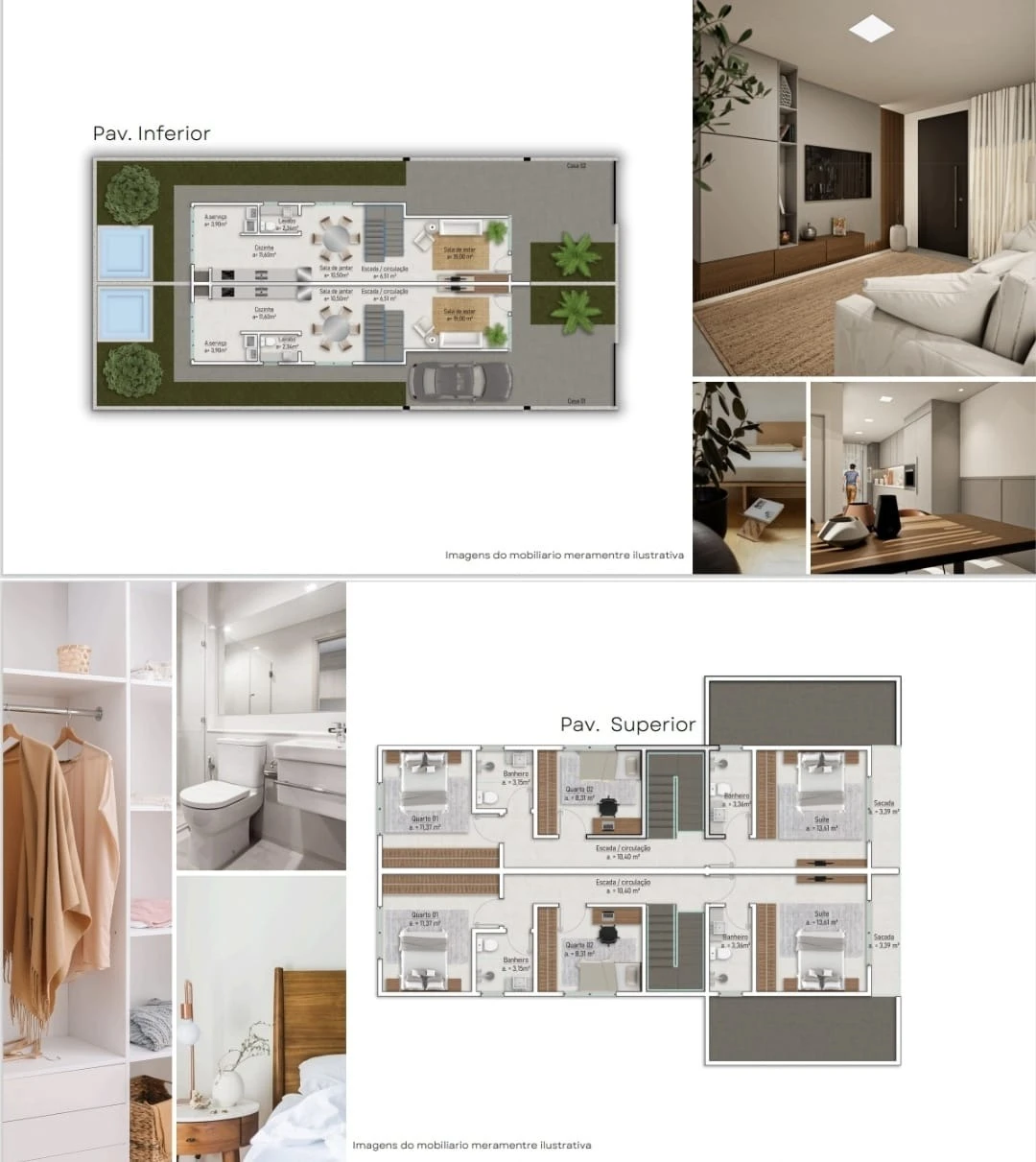 Sobrado Geminado em Pagani, Palhoça. 3 quartos, 140m². Imagem 15 de 15