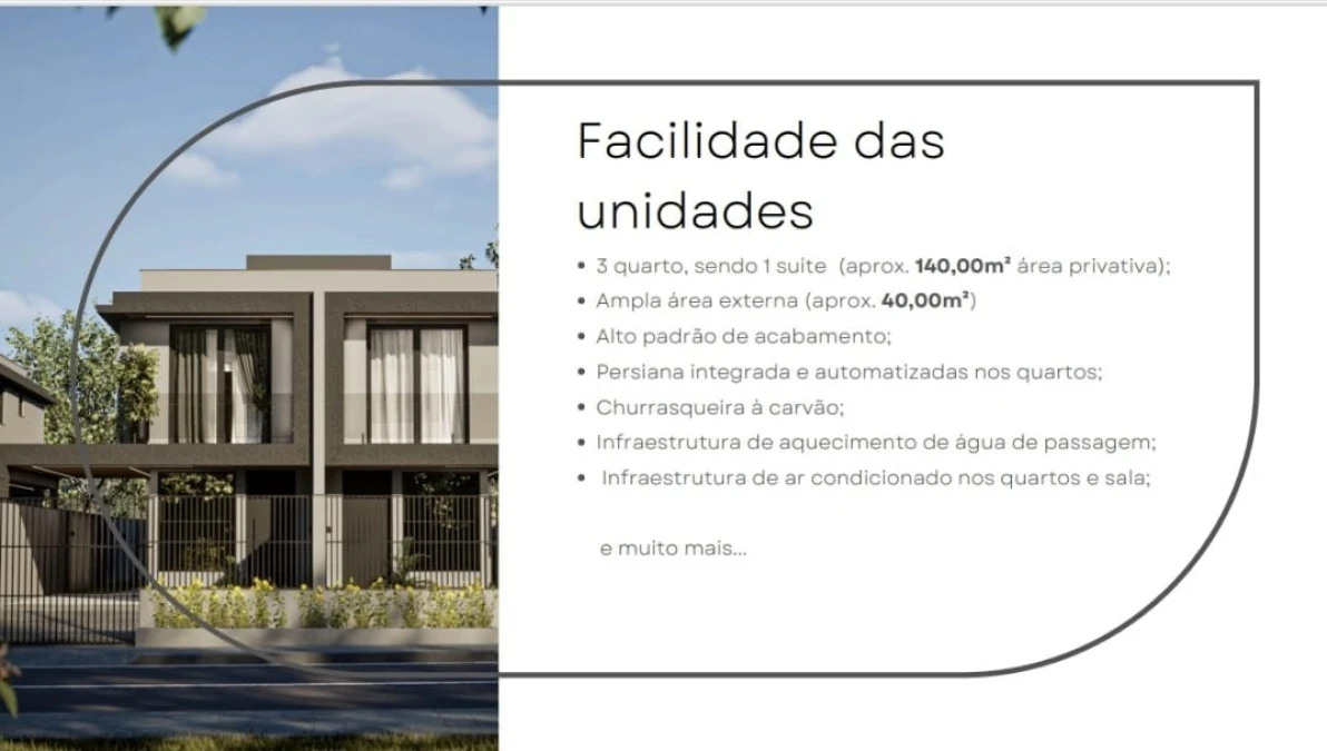 Sobrado Geminado em Pagani, Palhoça. 3 quartos, 140m². Imagem 14 de 15