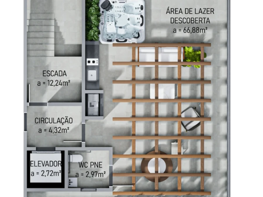 Apartamento em Pedra Branca, Palhoça. 3 quartos, 77m². Imagem 8 de 18