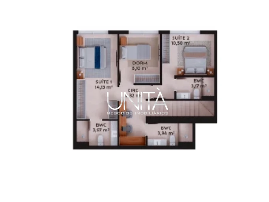 Apartamento em Pedra Branca, Palhoça. 3 quartos, 150m². Imagem 4 de 21