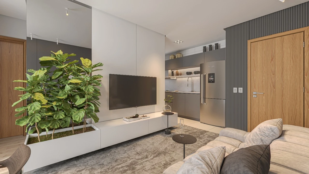 Apartamento em Nossa Senhora do Rosário, São José. 2 quartos, 53m². Imagem 1 de 11