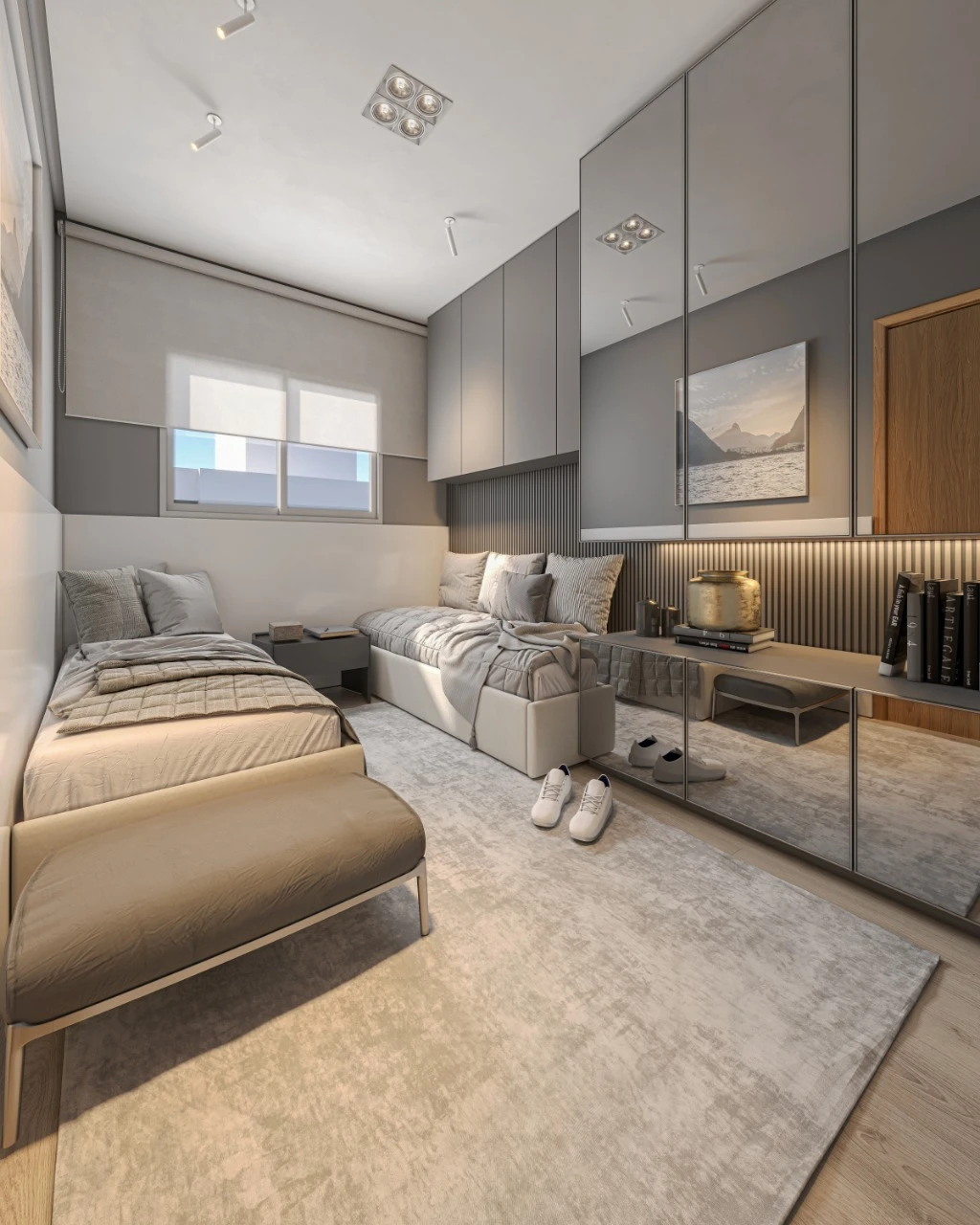Apartamento em Nossa Senhora do Rosário, São José. 2 quartos, 53m². Imagem 5 de 11