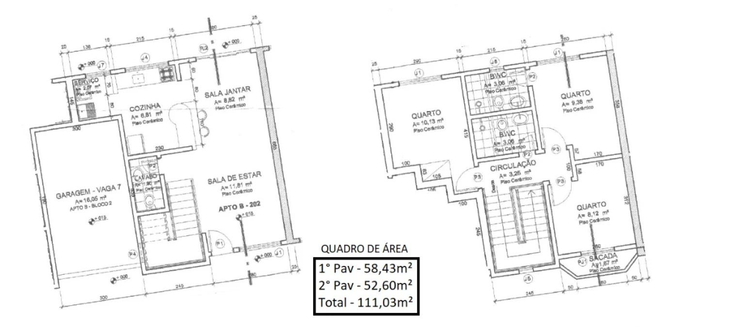 Sobrado Geminado em Pedra Branca, Palhoça. 3 quartos, 111m². Imagem 15 de 15