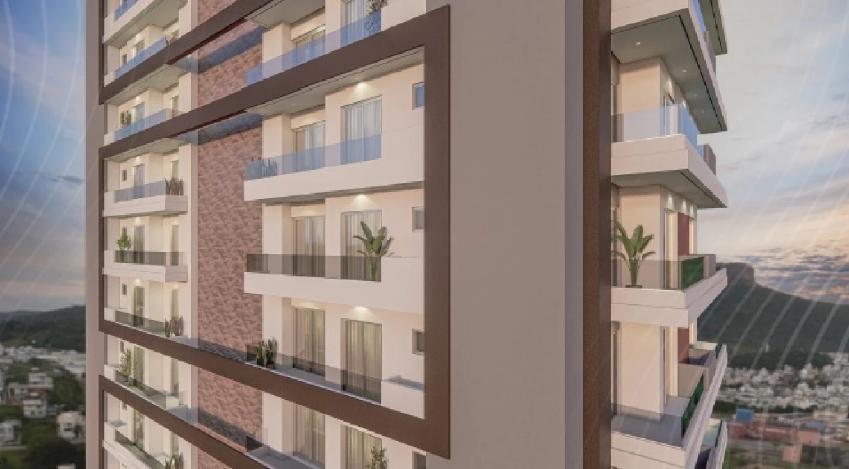 Apartamento em Pedra Branca, Palhoça. 1 quartos, 39m². Imagem 2 de 12