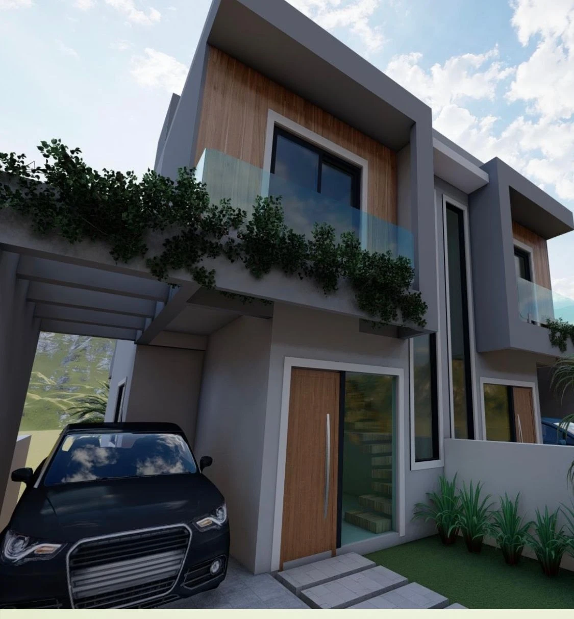 Sobrado Geminado em São Sebastião, Palhoça. 3 quartos, 128m². Imagem 2 de 13