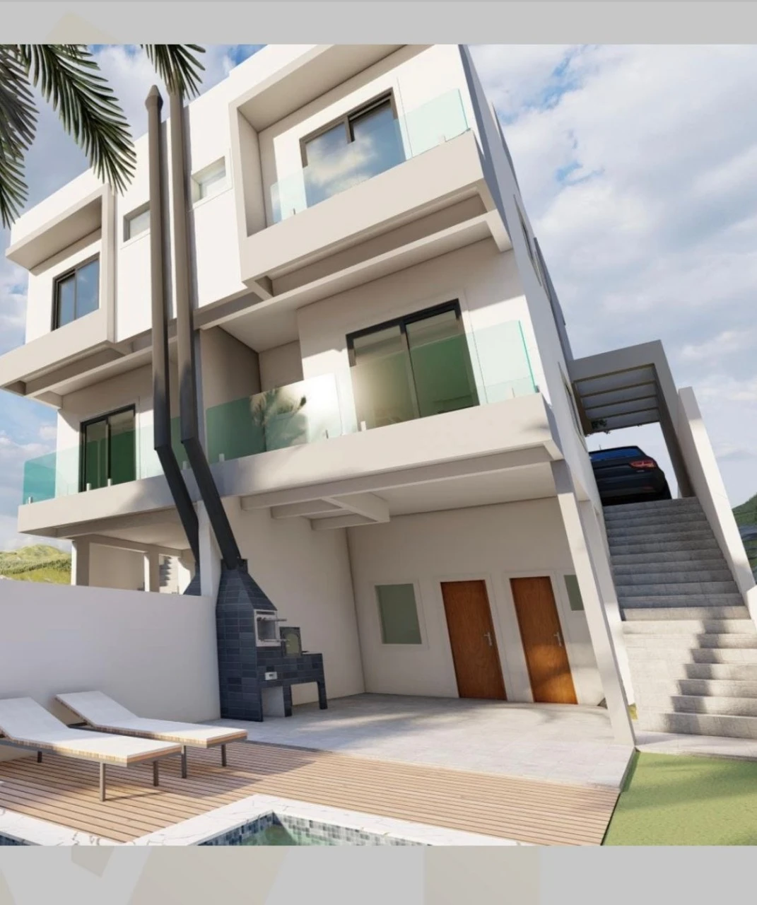 Sobrado Geminado em São Sebastião, Palhoça. 3 quartos, 128m². Imagem 4 de 13