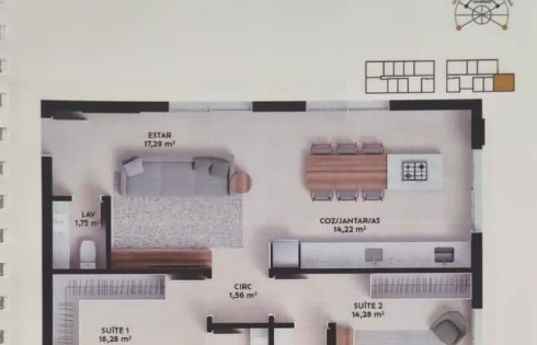 Apartamento em Pedra Branca, Palhoça