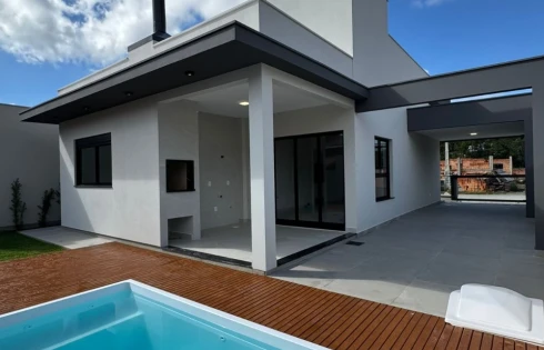 Casa 3 Quartos no Loteamento Bosque São José - Forquilhas - Casa em Forquilhas, São José - Foto 4