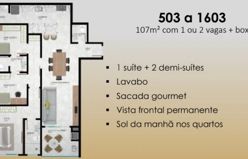 Apartamento em Pedra Branca, Palhoça