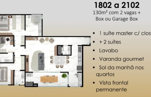 Apartamento em Pedra Branca, Palhoça