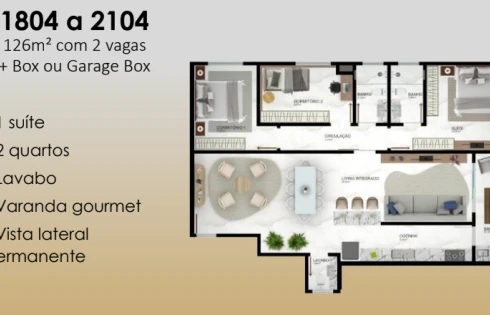 Apartamento em Pedra Branca, Palhoça