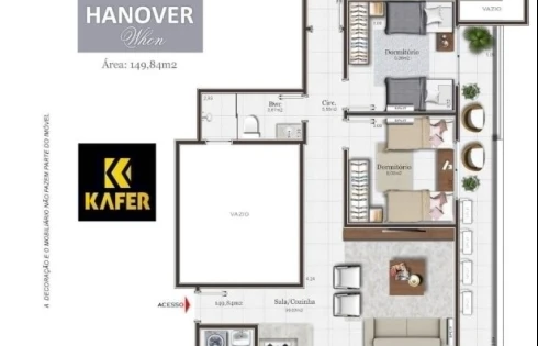 Apartamento em Pedra Branca, Palhoça
