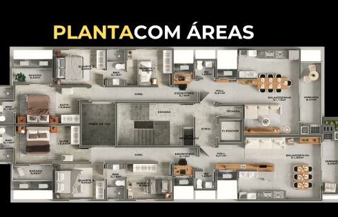 Apartamento em Pedra Branca, Palhoça