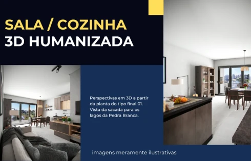 Apartamento em Pedra Branca, Palhoça
