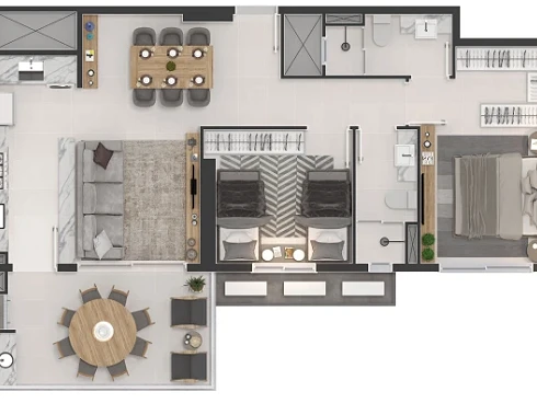 Apartamento em Tabuleiro, Barra Velha