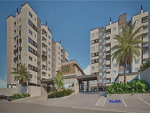 Apartamento com 2 quartos em Pedra Branca, Palhoça