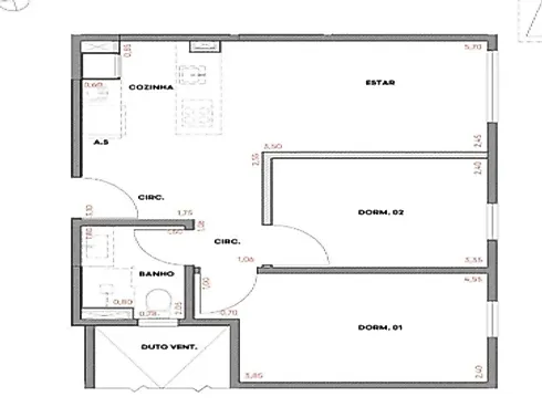 Apartamento 2 Quartos no Vivanti - Pedra Branca - Foto 2