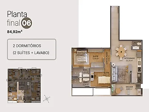Apartamento em Pedra Branca, Palhoça - Foto 2