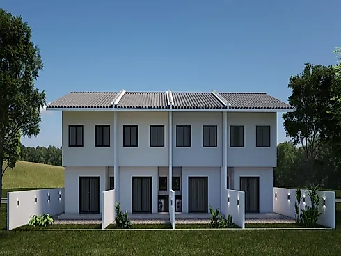 Sobrado Geminado 3 Quartos com 1 Suíte - Novo São José - Foto 4