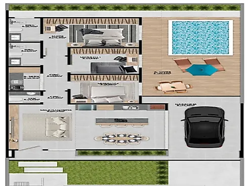 Casa 3 Quartos com 1 Suíte e 113m² - Forquilhinhas - Foto 4