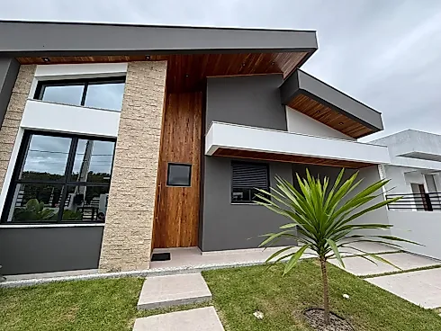 Casa 3 Quartos com 1 Suíte e 110m² - Forquilhas - Foto 2