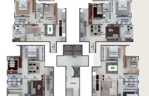 Apartamento em Gravatá, Navegantes
