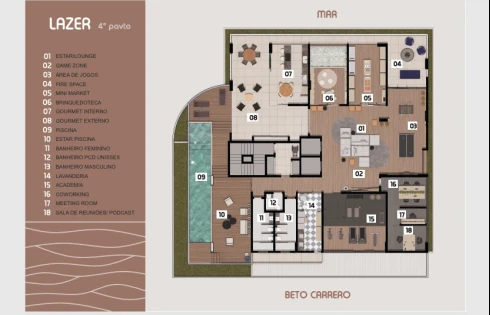 Studio em Armação do Itapocoroy, Penha