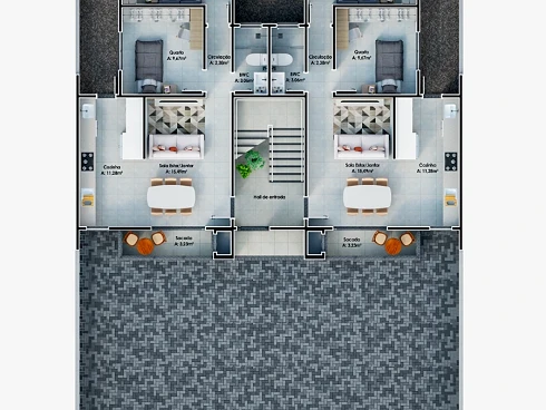 Apartamento em Meia Praia, Navegantes
