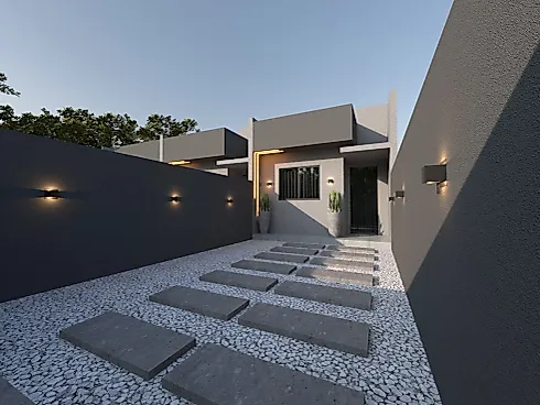 Casa Geminada Pronta para Morar no Bairro Meia Praia - Casa geminada em Meia Praia, Navegantes - Foto 1