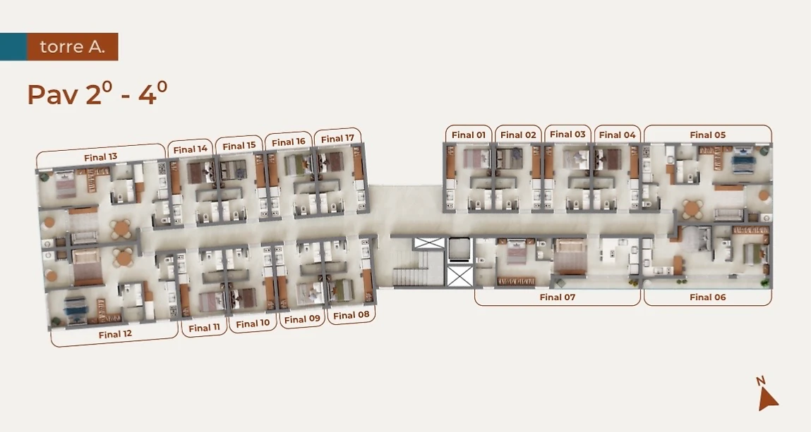 Studio em Jurerê, Florianópolis. 1 quartos, 17m². Imagem 8 de 11