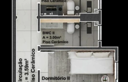 Apartamento em Nova Palhoça, Palhoça