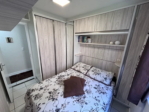 Apartamento Aluguel 58,00 m² 2 Quartos  1 Banheiro Social 1 Vaga no Pacheco Palhoça - Foto 12