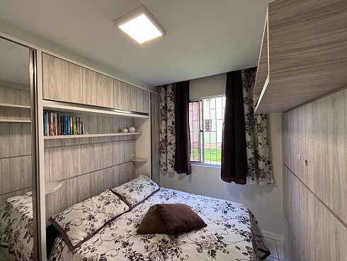 Apartamento Aluguel 58,00 m² 2 Quartos  1 Banheiro Social 1 Vaga no Pacheco Palhoça - Foto 13