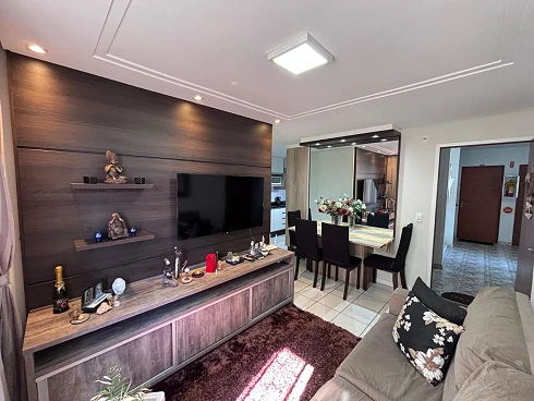 Apartamento Aluguel 58,00 m² 2 Quartos  1 Banheiro Social 1 Vaga no Pacheco Palhoça - Foto 5