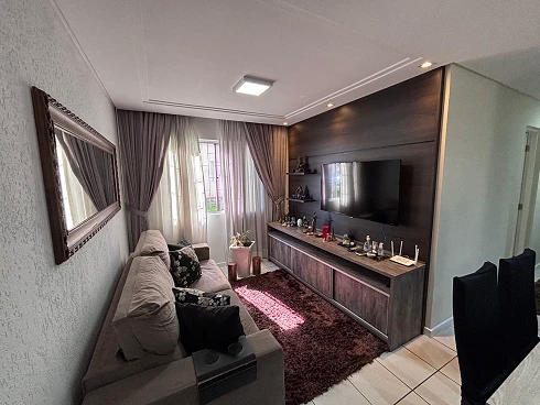 Apartamento Aluguel 58,00 m² 2 Quartos  1 Banheiro Social 1 Vaga no Pacheco Palhoça - Foto 3