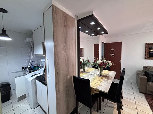 Apartamento Aluguel 58,00 m² 2 Quartos  1 Banheiro Social 1 Vaga no Pacheco Palhoça - Foto 7