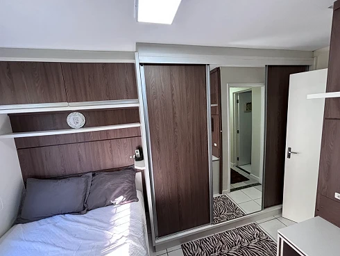 Apartamento Aluguel 58,00 m² 2 Quartos  1 Banheiro Social 1 Vaga no Pacheco Palhoça - Foto 10