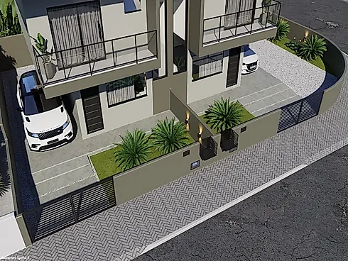Sobrado Geminado com 2 quartos em Bela Vista, Palhoça