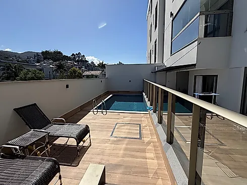 Apartamento com Piscina Privativa Pedra Branca - Foto 8