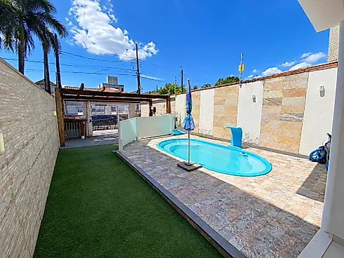 Sobrado com Piscina, Churrasqueira e Suíte com Hidromassagem - Foto 2