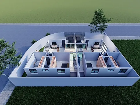 Casa geminada em Nova Passos 2, Passos