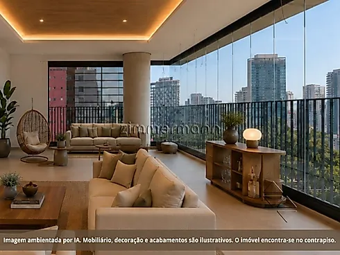 Apartamento 3 Quartos com 2 Suítes e 167m² - Vila Madalena - Apartamento em Vila Madalena, São Paulo - Foto 4
