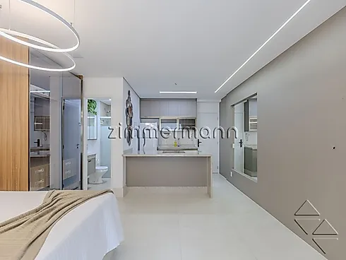 Apartamento 1 Quarto com 42m² - Campo Belo - Apartamento em Campo Belo, São Paulo - Foto 5