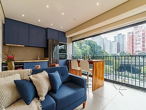 Apartamento 1 Quarto com 38m² - Pinheiros - Apartamento em Pinheiros, São Paulo - Foto 1
