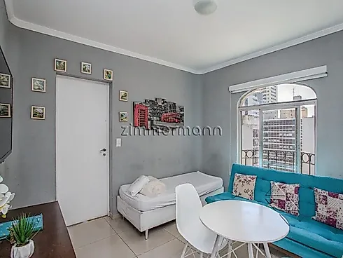 Apartamento 1 Quarto com 38m² - Santa Cecilia - Apartamento em Santa Cecilia, Sao Paulo - Foto 2