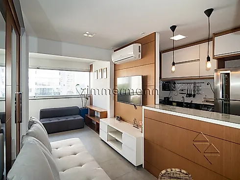 Apartamento 1 Quarto com 49m² - Campo Belo - Apartamento em Campo Belo, São Paulo - Foto 1