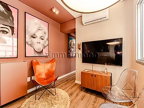 Apartamento 1 Quarto com 38m² - Higienopolis - Apartamento em Higienopolis, Sao Paulo - Foto 2
