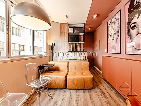 Apartamento 1 Quarto com 38m² - Higienopolis - Apartamento em Higienopolis, Sao Paulo - Foto 3