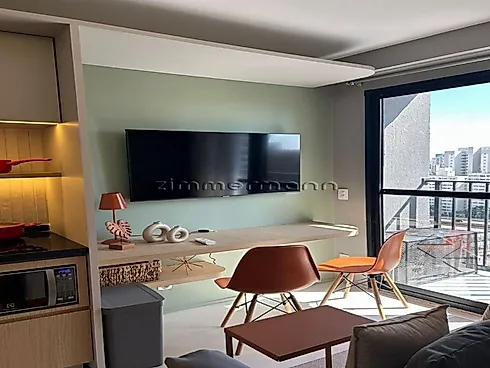 Apartamento 1 Quarto com 27m² - Campo Belo - Apartamento em Campo Belo, São Paulo - Foto 2