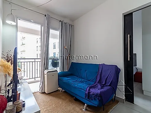 Apartamento 1 Quarto com 42m² - Santa Cecilia - Apartamento em Santa Cecilia, São Paulo - Foto 2